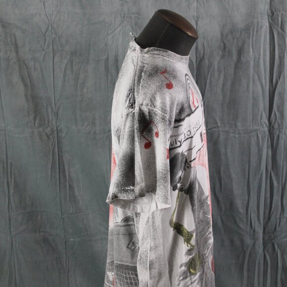 Vintage GRaphic T-shirt - Saxaphone Player Big Graphic - Men's XL - Picture 8 of 9